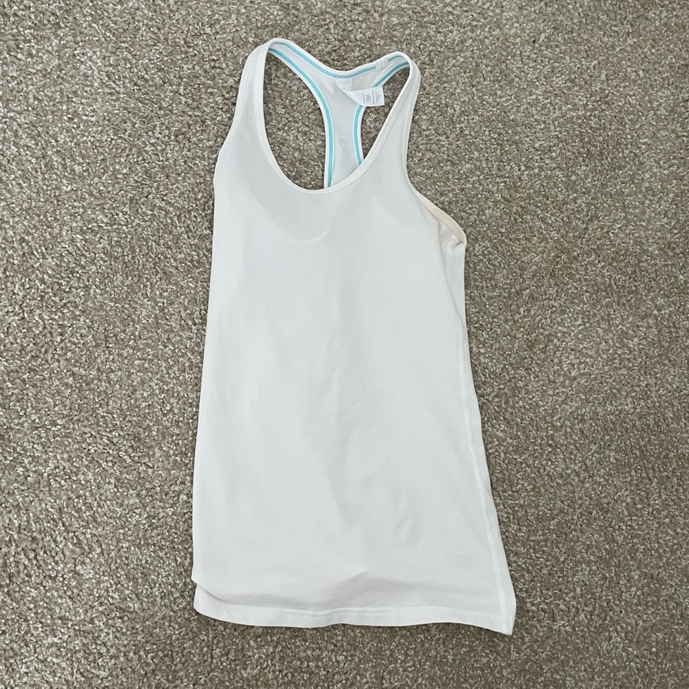 White ivivva tank top size 14